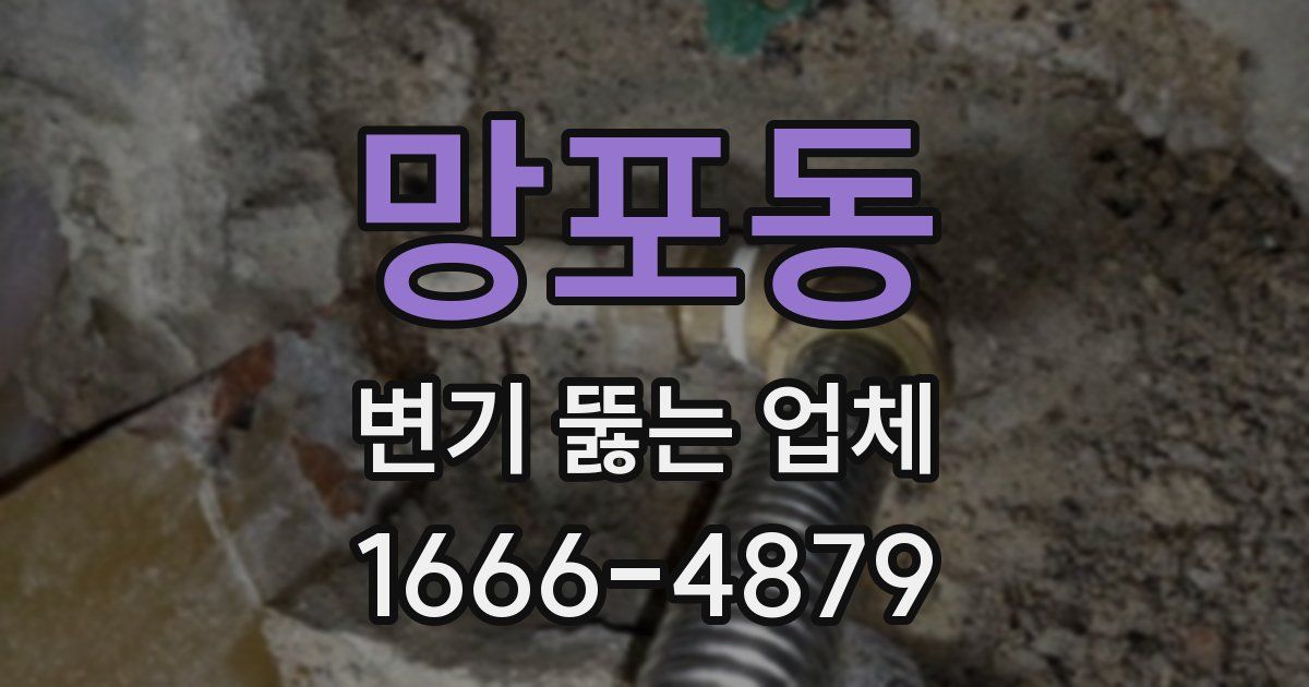 망포동 변기 뚫는 업체