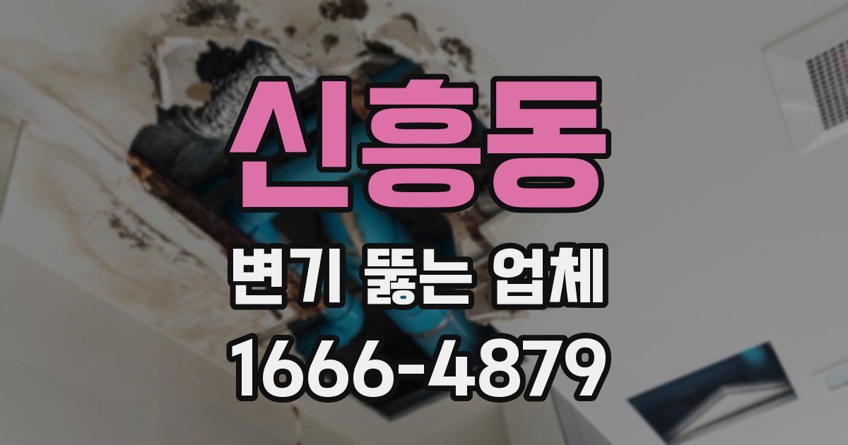 신흥동 변기 뚫는 업체