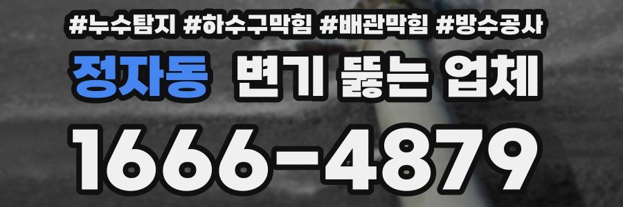정자동 변기 뚫는 업체