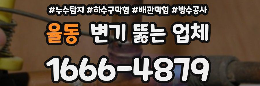 율동 변기 뚫는 업체