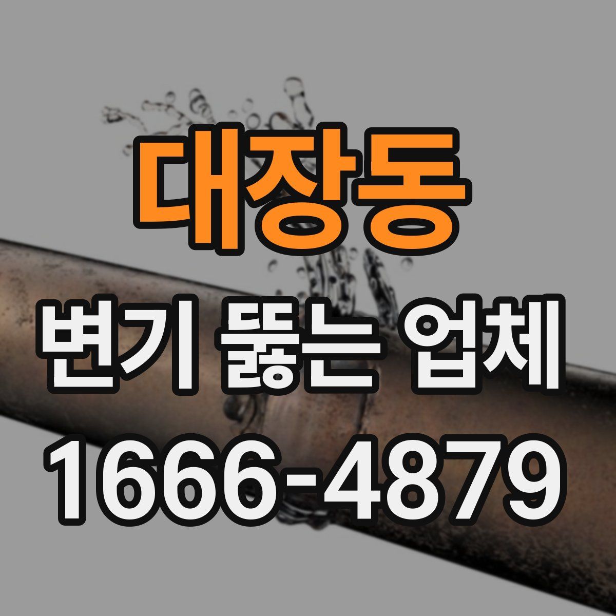 대장동 변기 뚫는 업체