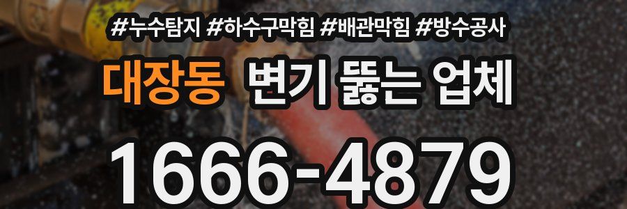 대장동 변기 뚫는 업체