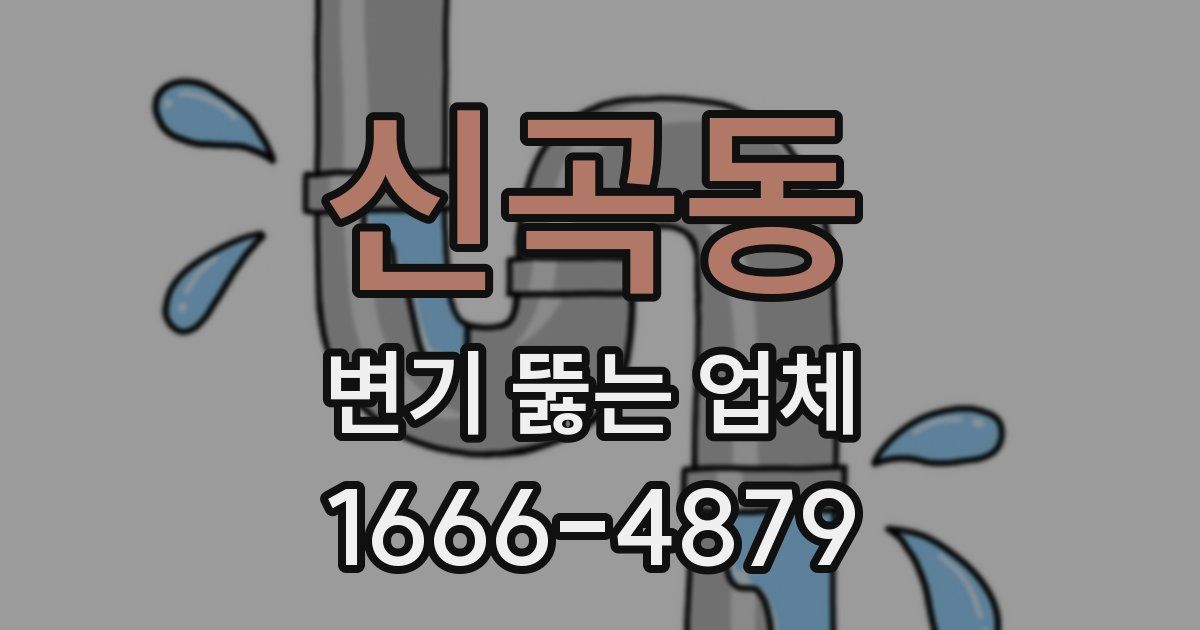 신곡동 변기 뚫는 업체