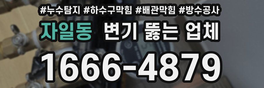 자일동 변기 뚫는 업체