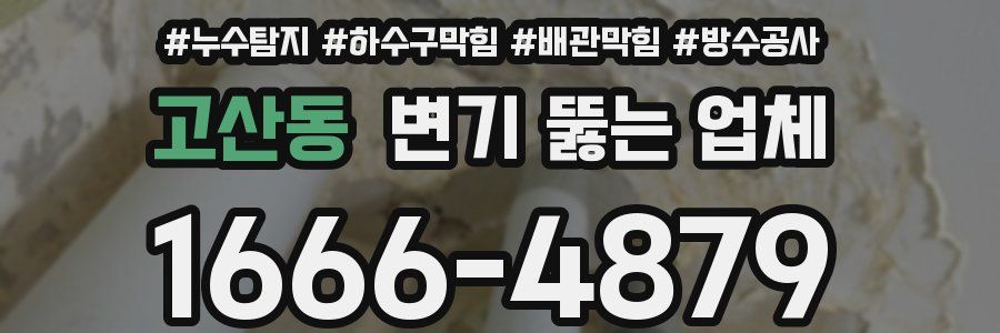고산동 변기 뚫는 업체