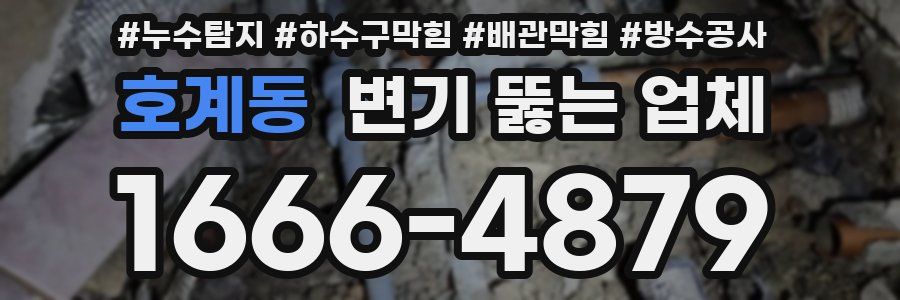 호계동 변기 뚫는 업체