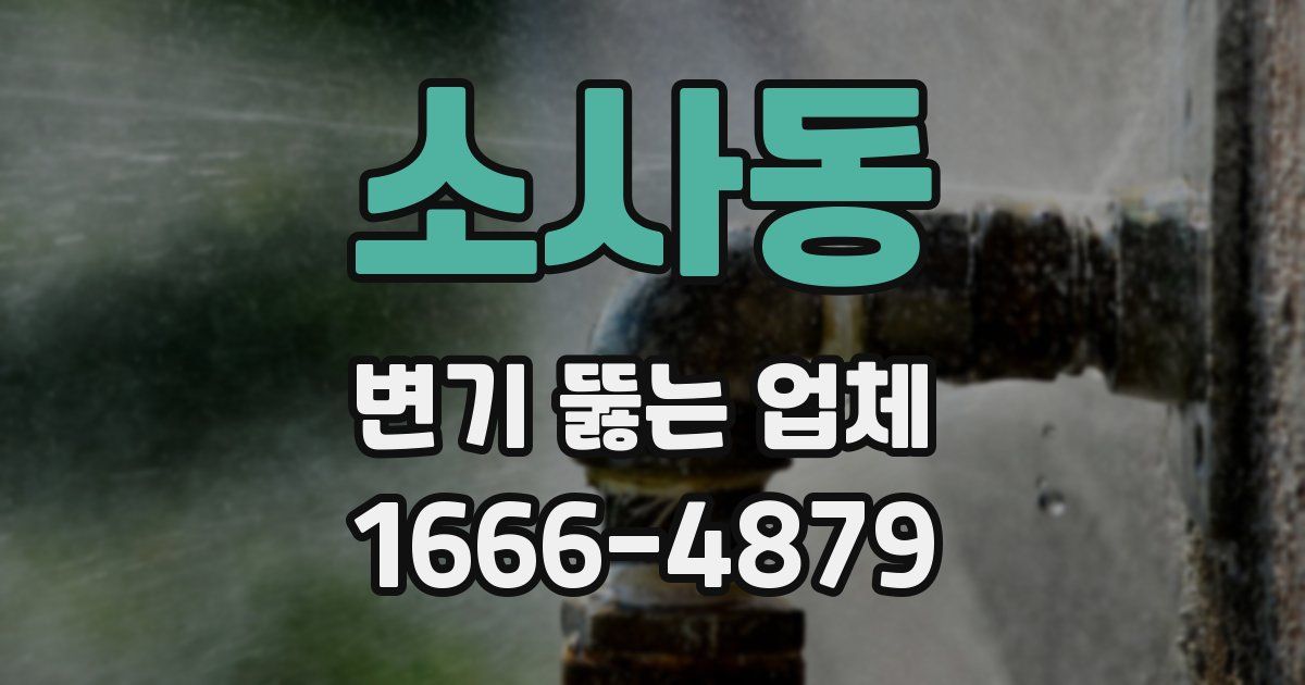 소사동 변기 뚫는 업체