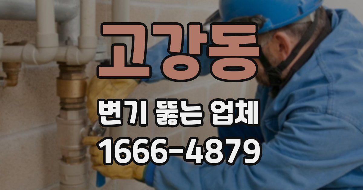 고강동 변기 뚫는 업체