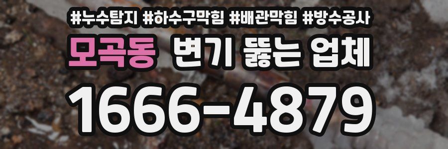 모곡동 변기 뚫는 업체