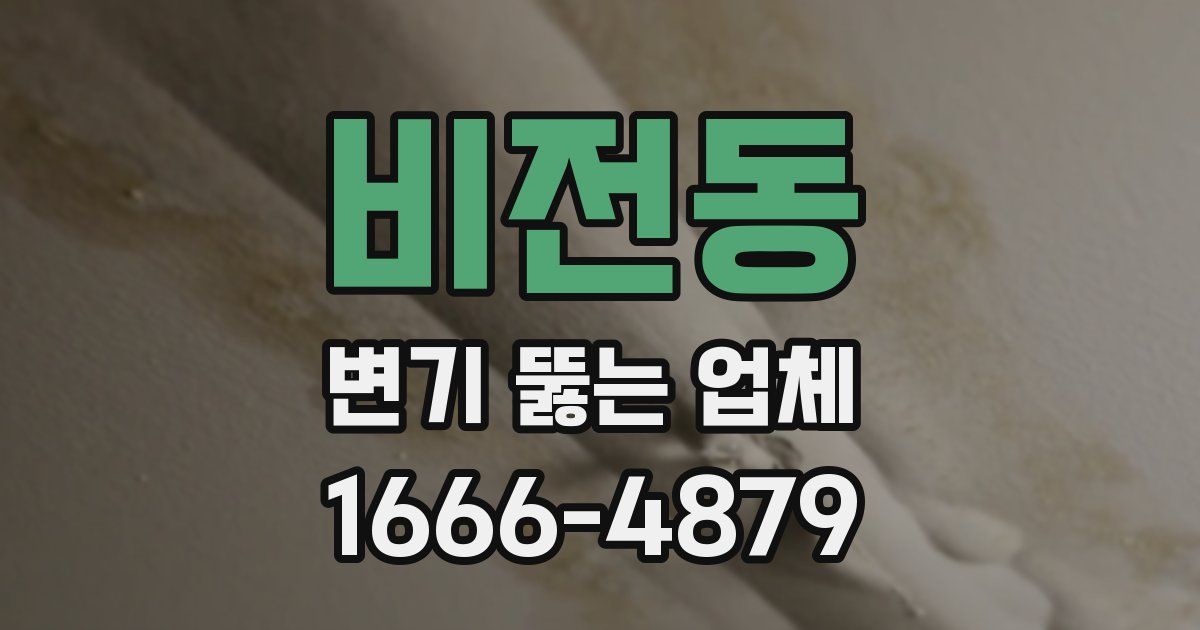 비전동 변기 뚫는 업체