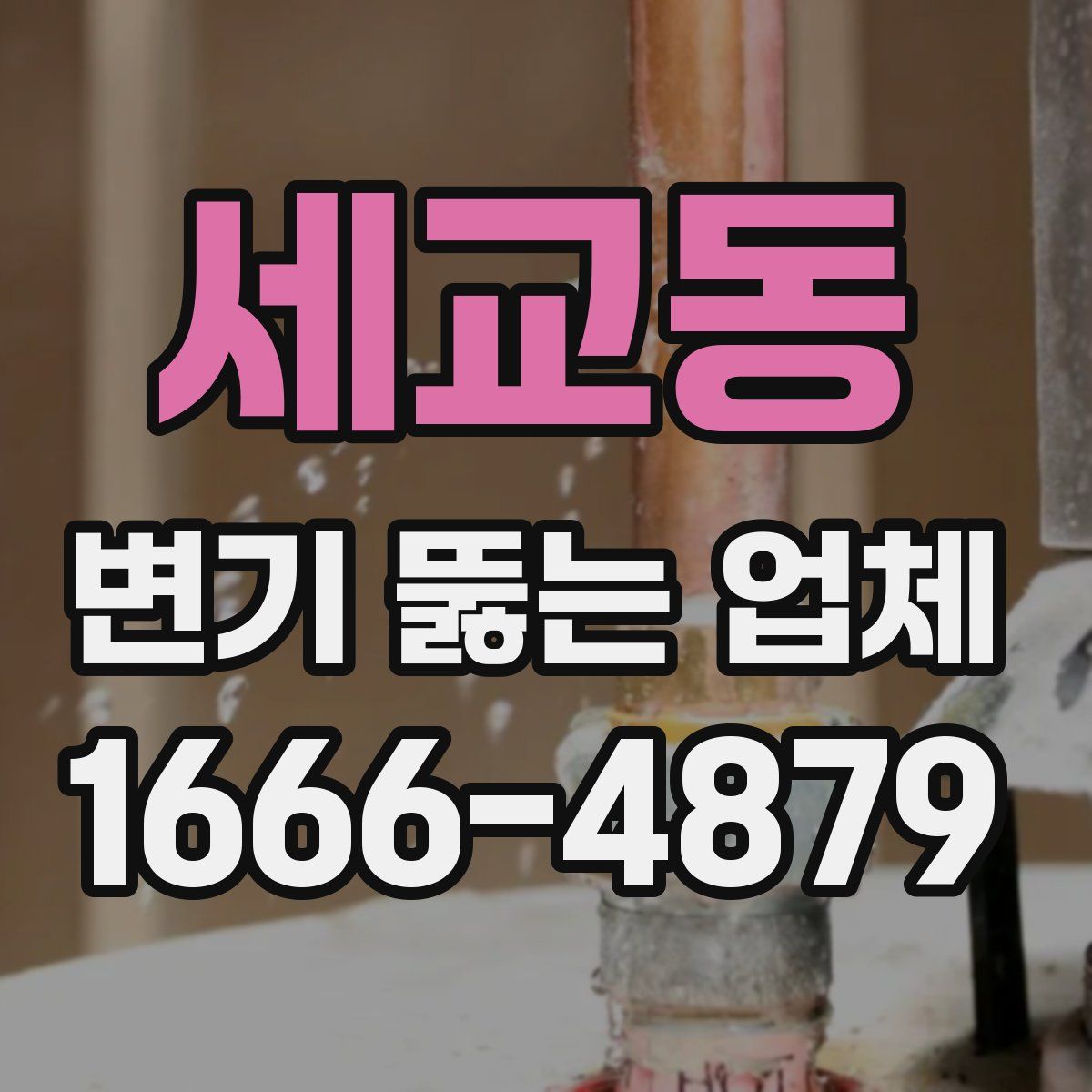 세교동 변기 뚫는 업체