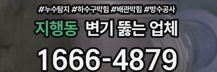 지행동 변기 뚫는 업체