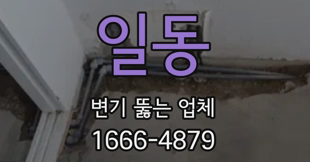 일동 변기 뚫는 업체
