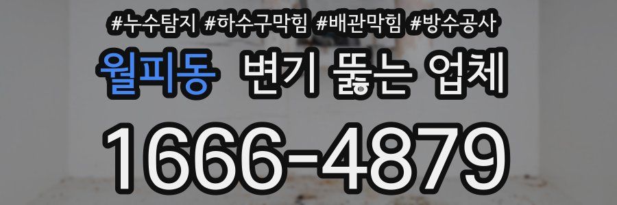월피동 변기 뚫는 업체