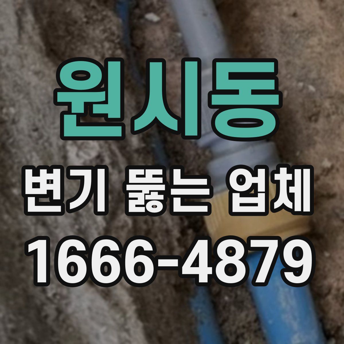 원시동 변기 뚫는 업체