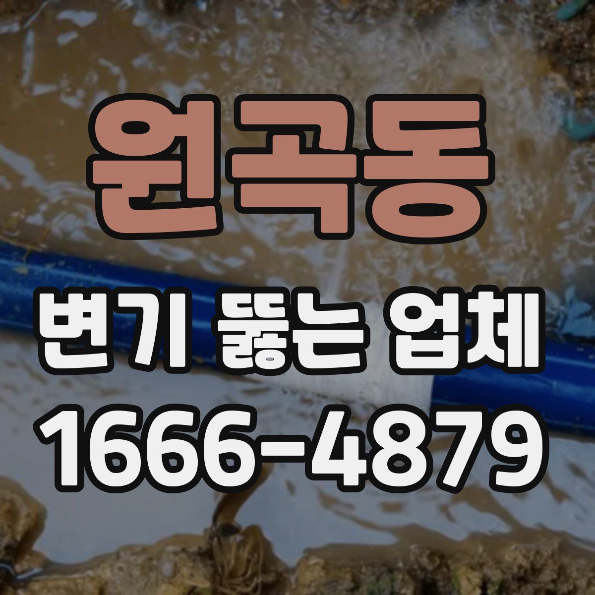 원곡동 변기 뚫는 업체