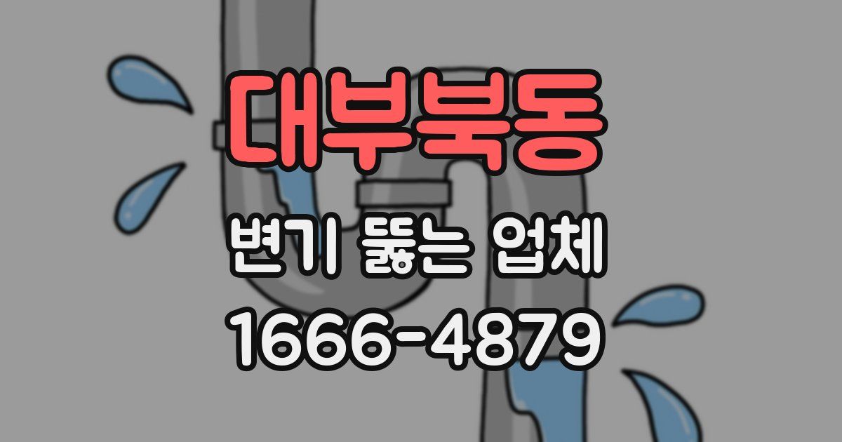 대부북동 변기 뚫는 업체