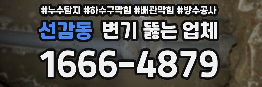 선감동 변기 뚫는 업체
