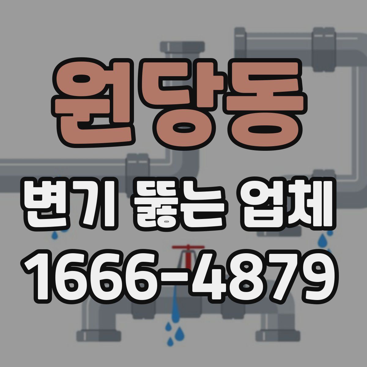 원당동 변기 뚫는 업체