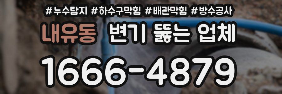 내유동 변기 뚫는 업체