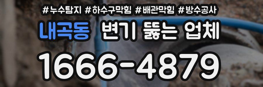 내곡동 변기 뚫는 업체