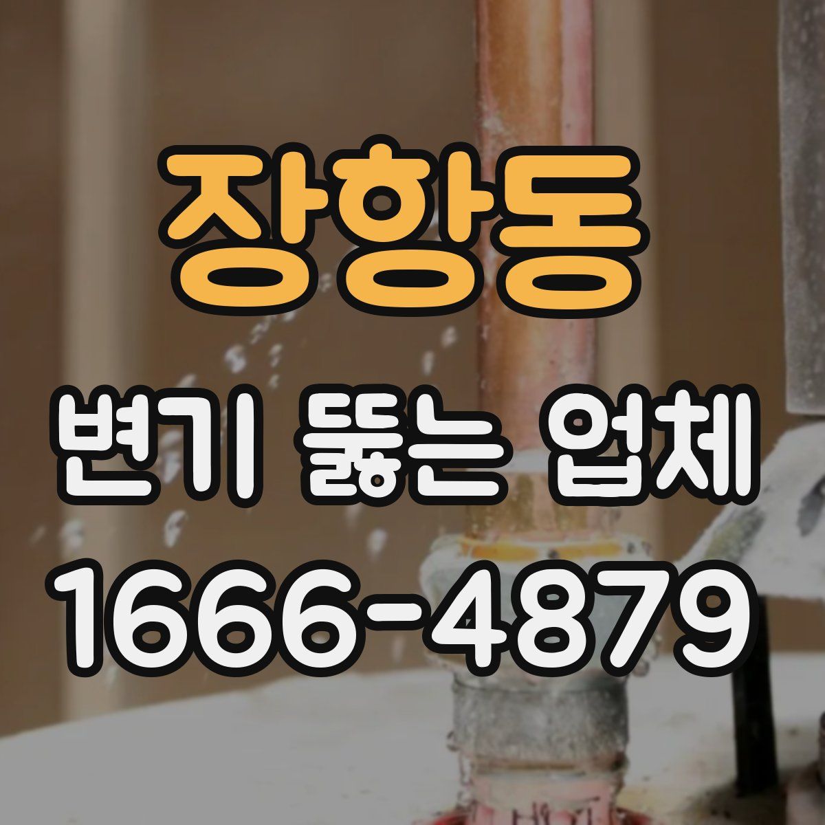 장항동 변기 뚫는 업체
