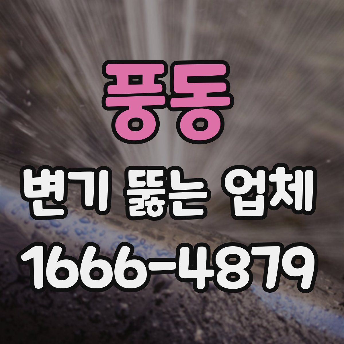 풍동 변기 뚫는 업체