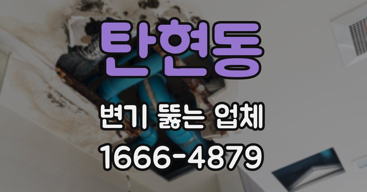 탄현동 변기 뚫는 업체