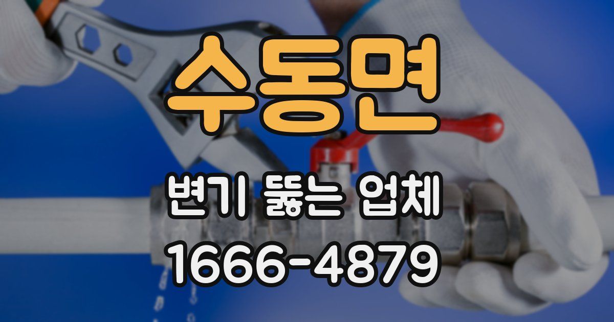 수동면 변기 뚫는 업체