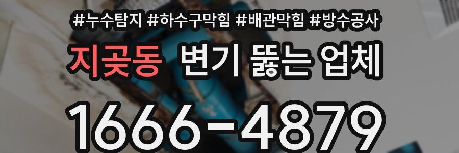 지곶동 변기 뚫는 업체