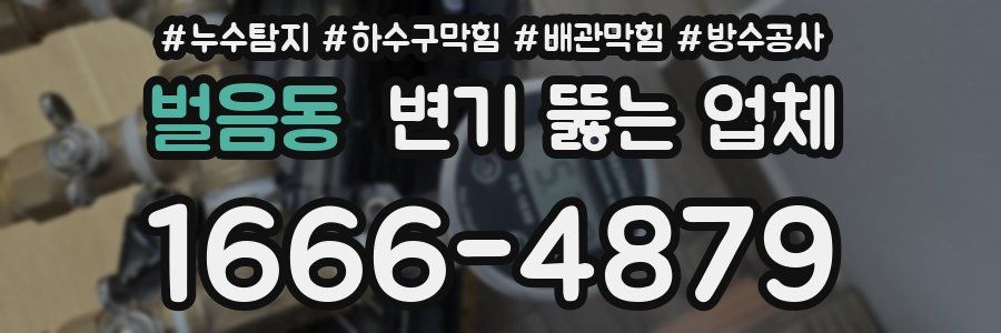 벌음동 변기 뚫는 업체