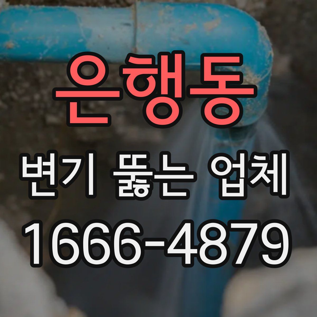 은행동 변기 뚫는 업체
