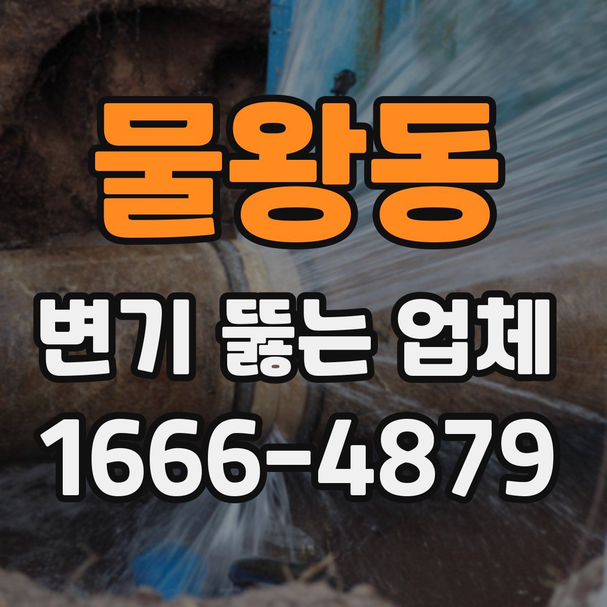 물왕동 변기 뚫는 업체