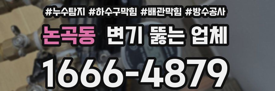 논곡동 변기 뚫는 업체