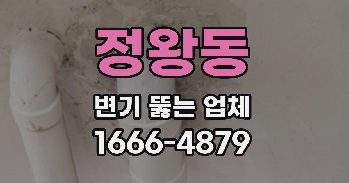정왕동 변기 뚫는 업체