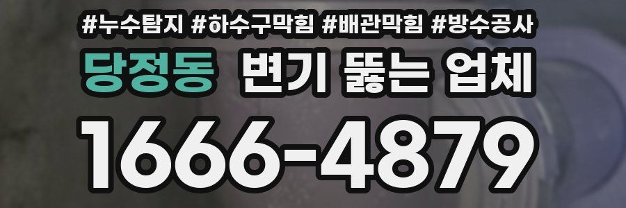 당정동 변기 뚫는 업체