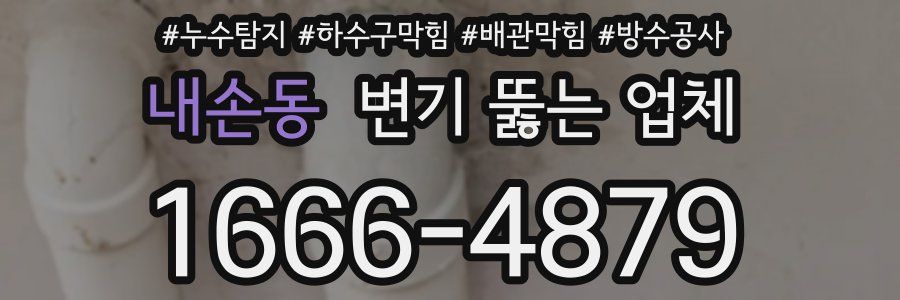 내손동 변기 뚫는 업체