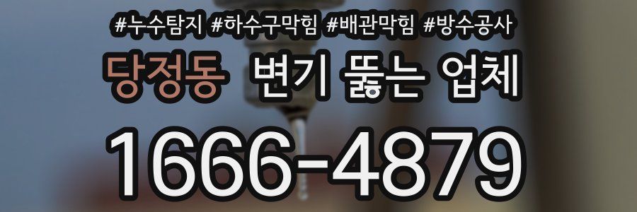당정동 변기 뚫는 업체