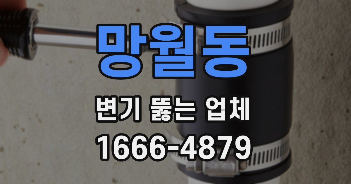 망월동 변기 뚫는 업체