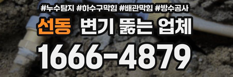 선동 변기 뚫는 업체