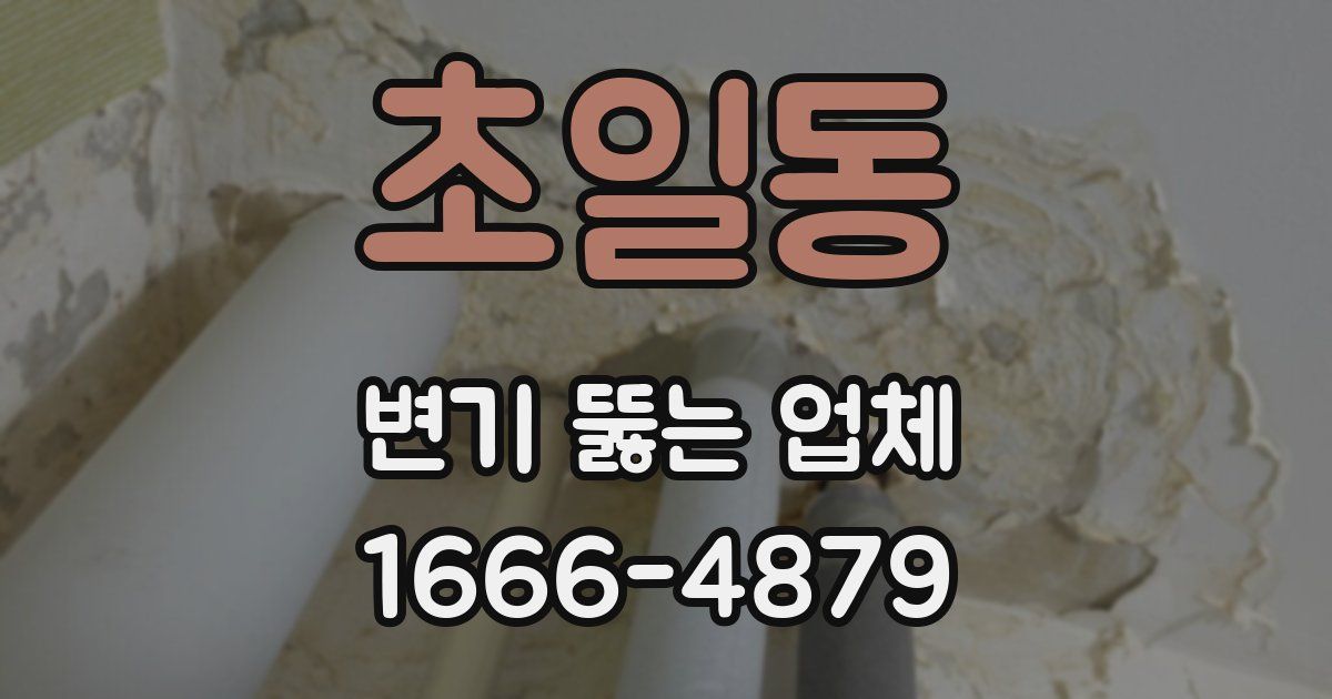 초일동 변기 뚫는 업체