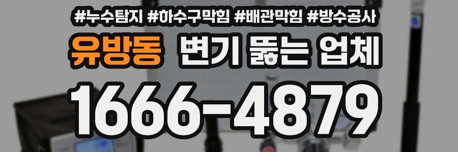 유방동 변기 뚫는 업체