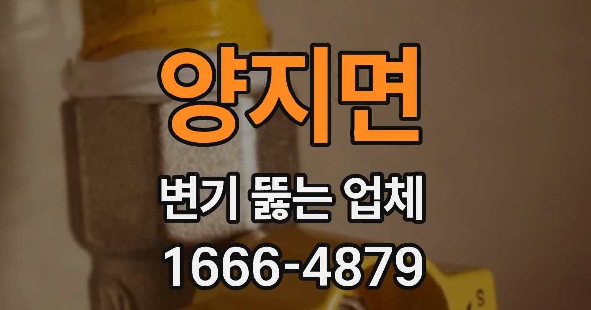 양지면 변기 뚫는 업체