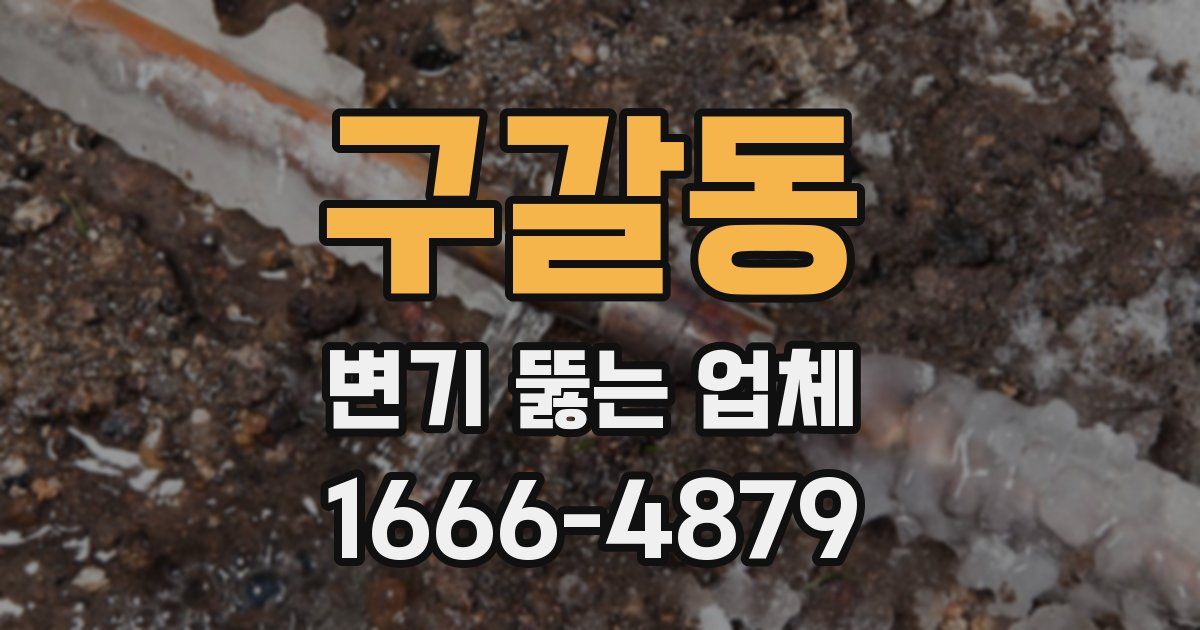 구갈동 변기 뚫는 업체
