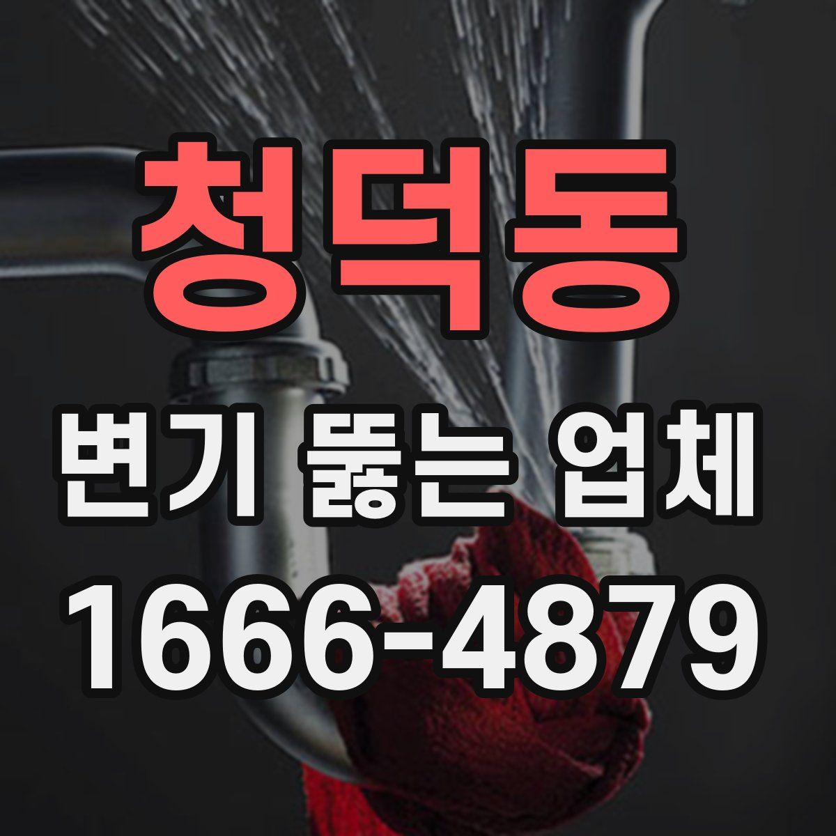 청덕동 변기 뚫는 업체