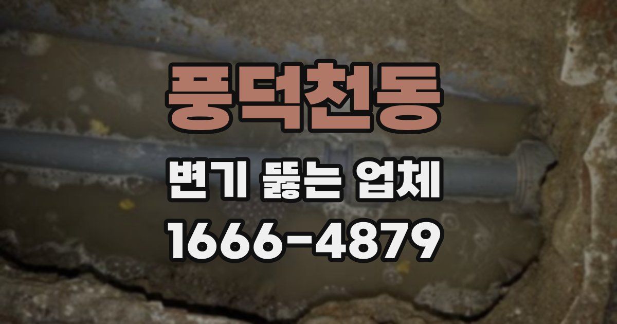 풍덕천동 변기 뚫는 업체
