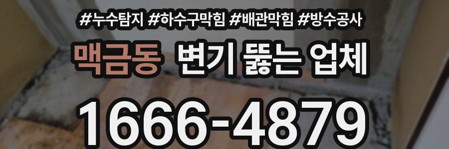 맥금동 변기 뚫는 업체