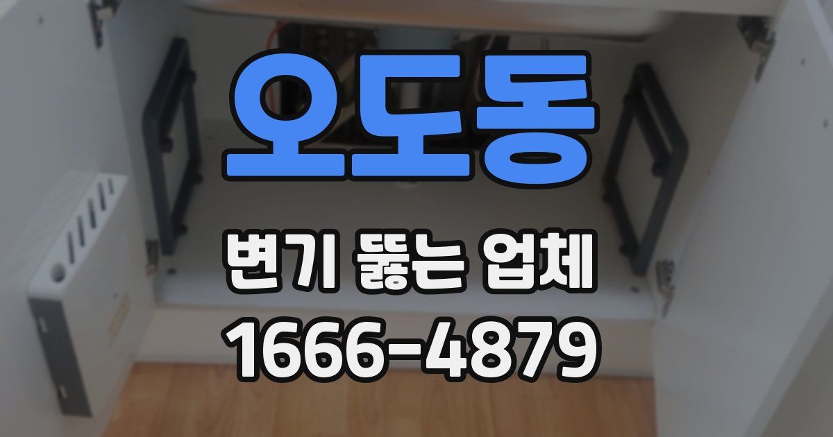 오도동 변기 뚫는 업체