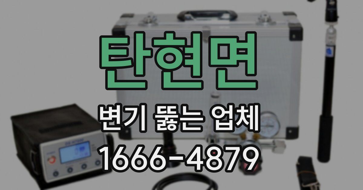탄현면 변기 뚫는 업체
