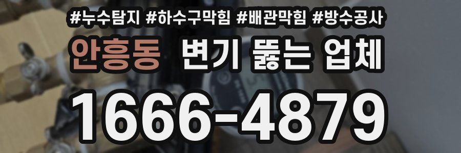 안흥동 변기 뚫는 업체